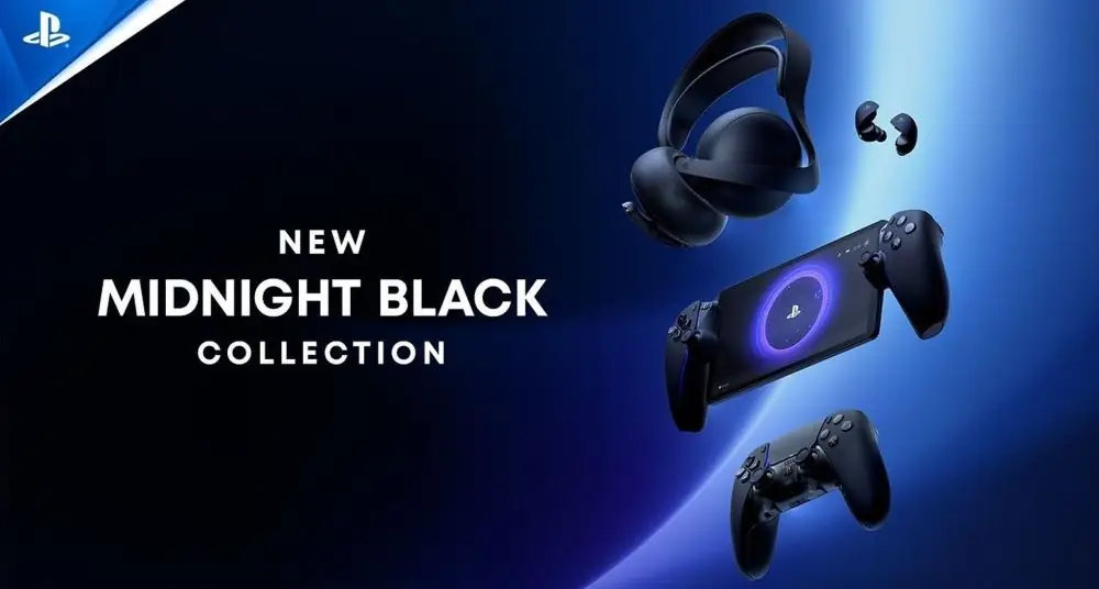 Sony anuncia nuevos productos de la gama Midnight Black como DualSense Edge, PS Portal o los auriculares Pulse con fecha para febrero de 2025