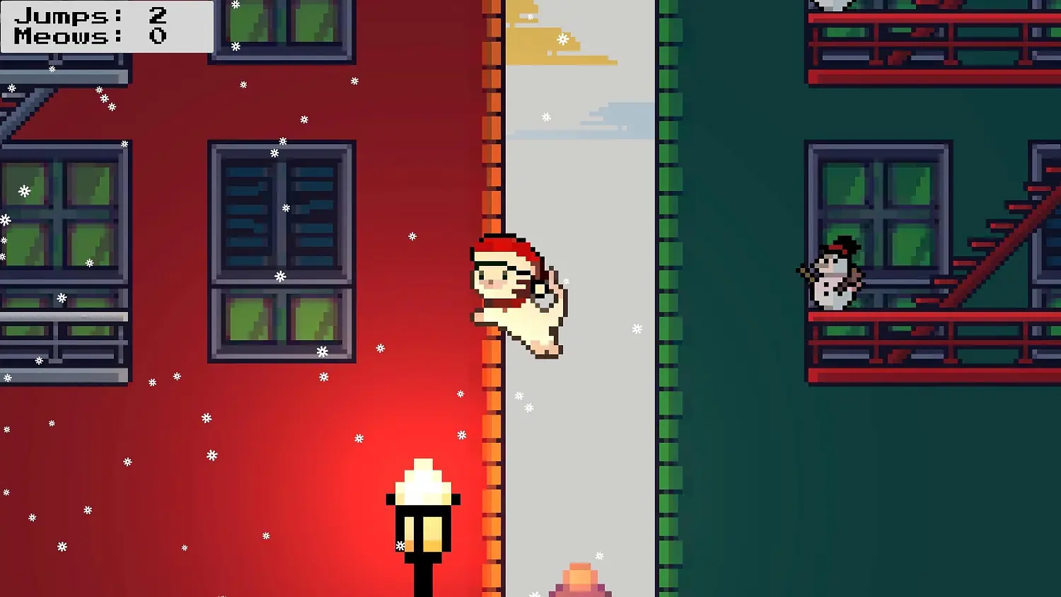 Rooftop Rascal: The Claus Cat