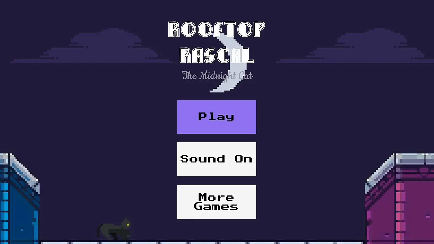 Rooftop Rascal: The Midnight Cat