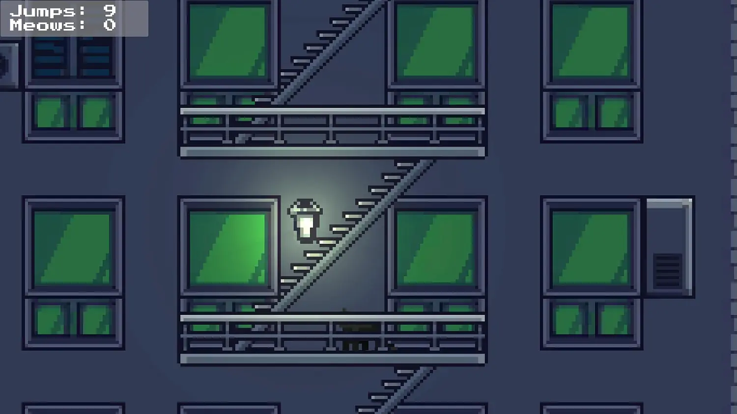 Rooftop Rascal: The Midnight Cat