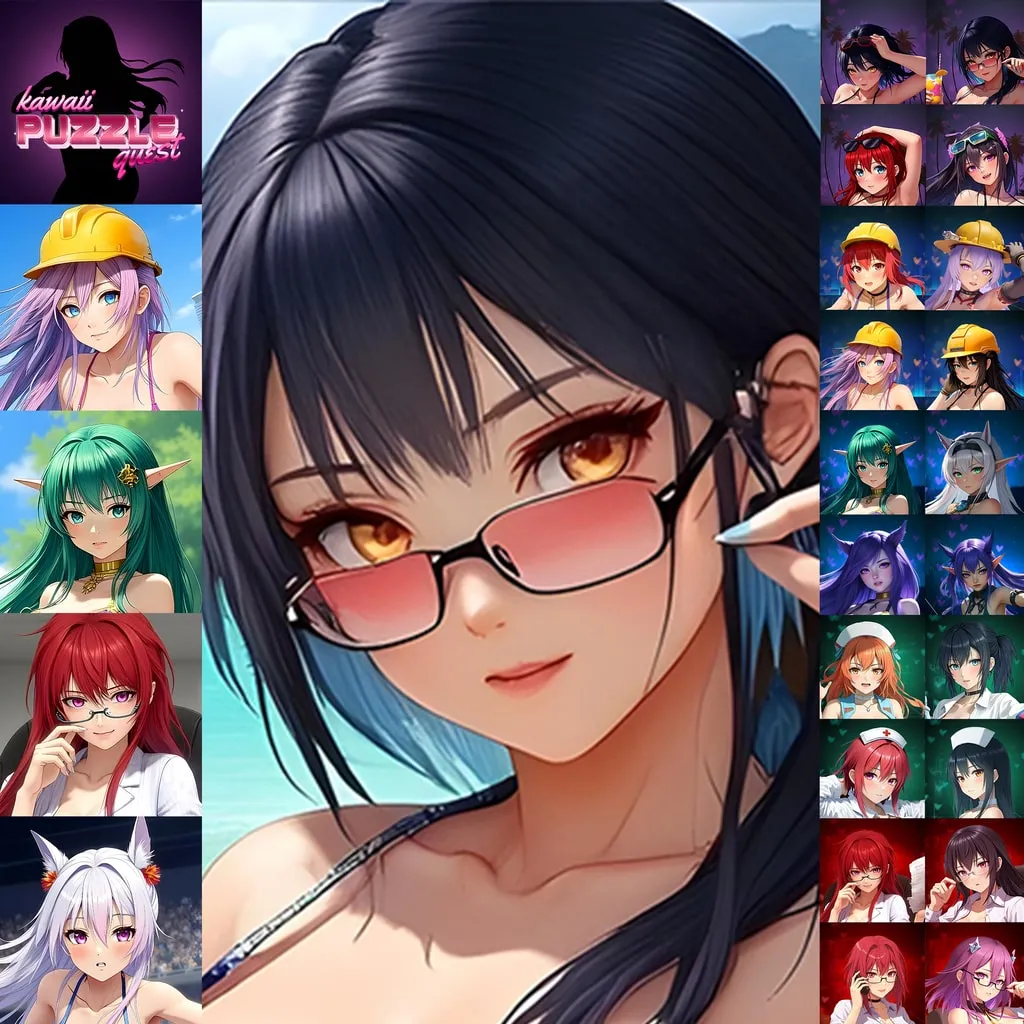 Kawaii Puzzle Quest Theme Avatar Bundle