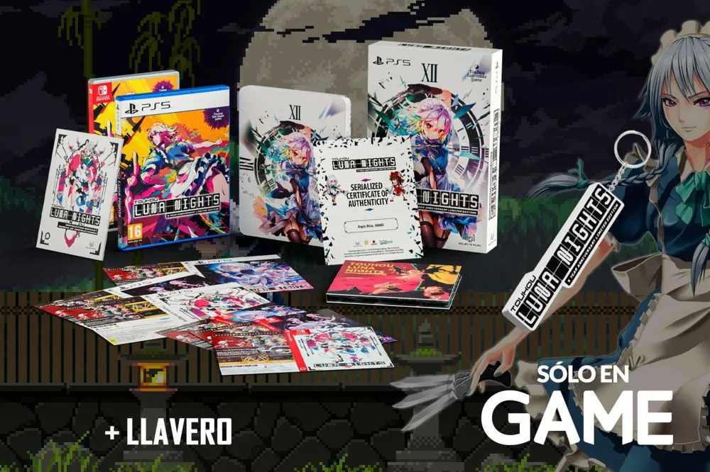 Reserva Touhou Luna Nights en GAME para PS5 o Nintendo Switch y consigue un llavero exclusivo de regalo
