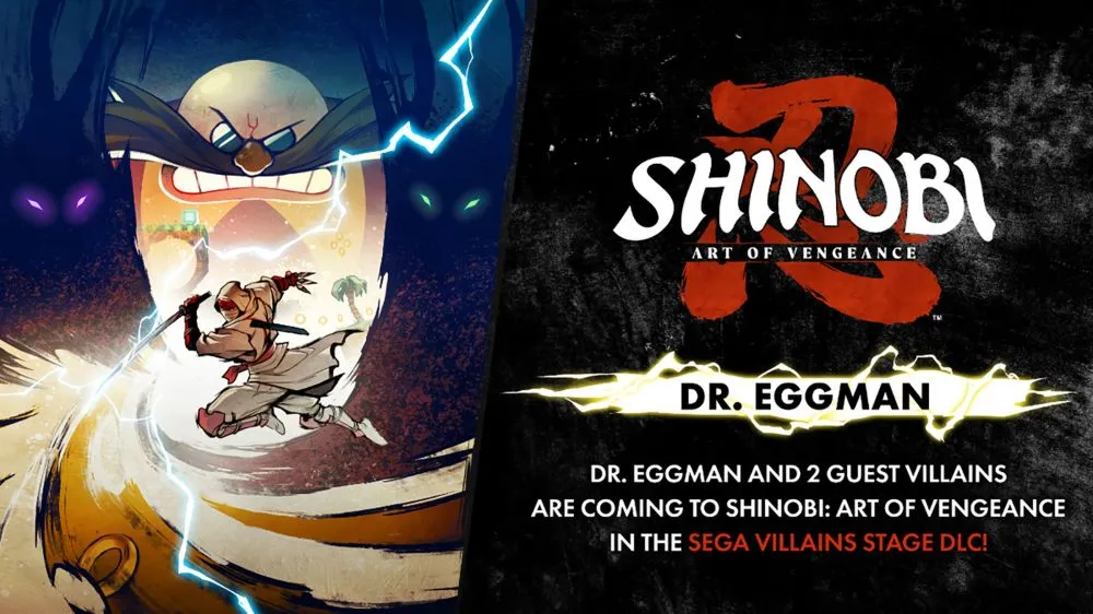 Shinobi: Art of Vengeance va a contar con los mayores villanos de Sega, con un DLC que incluirá a Eggman y otros enemigos