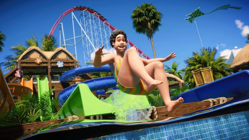 Primer gameplay de Planet Coaster 2 y novedades en las atracciones, toboganes, multijugador...