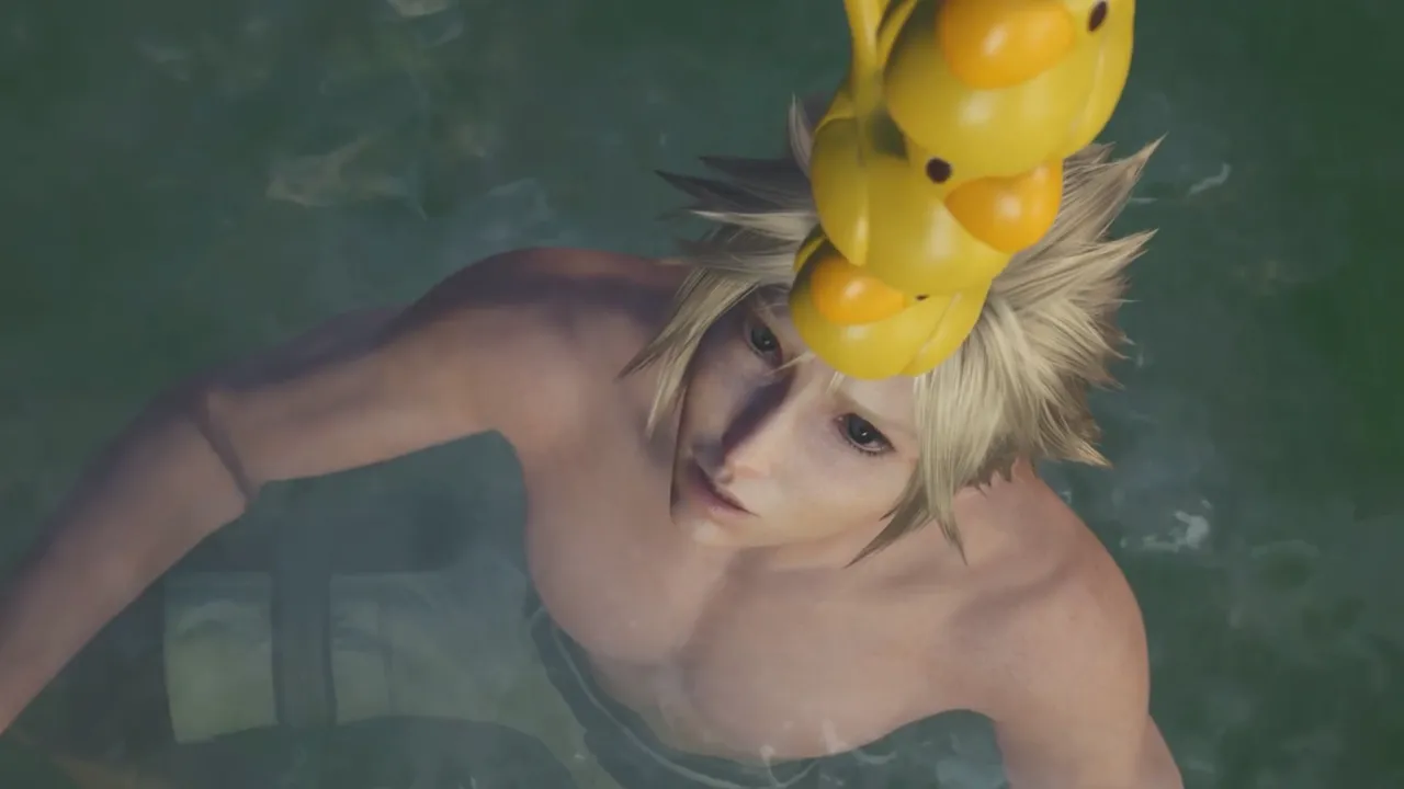 Las escenas de aguas termales de Final Fantasy 7 Revelation revelan nuevos trajes de baño para el grupo