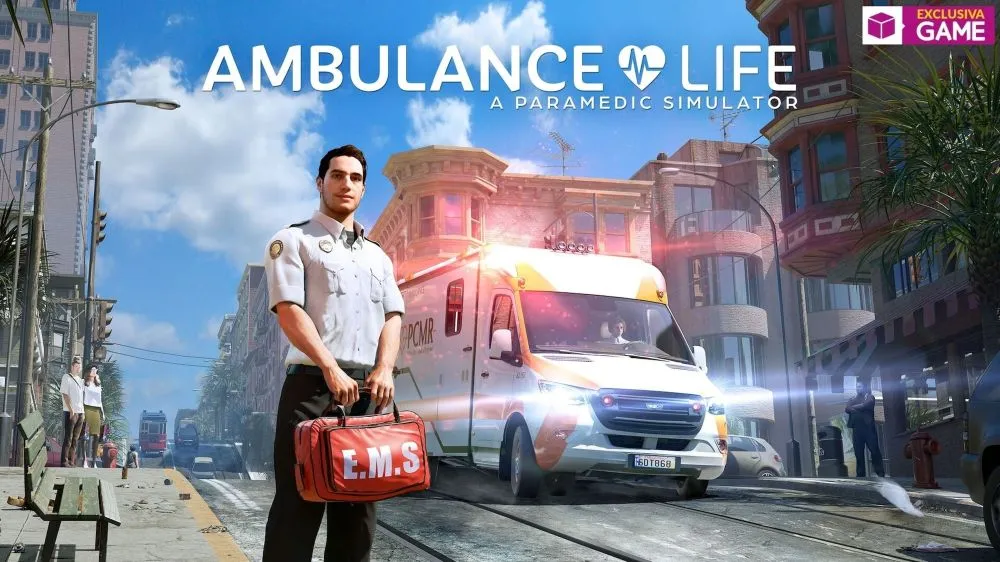 Si buscar ser Técnico en Emergencias Sanitarias, reserva Ambulance Life a Paramedic Simulator en GAME y consigue su edición física exclusiva