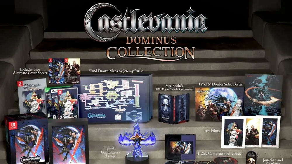 Castlevania Dominus Collection, la trilogía de Nintendo DS, tendrá edición física y coleccionista con Limited Run Games