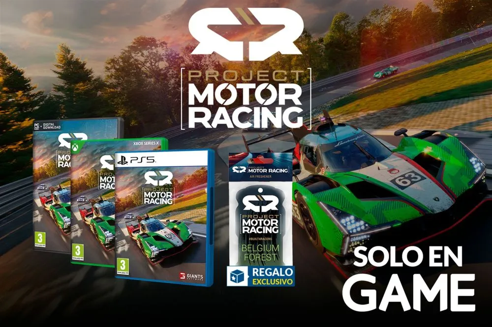 Si reservas Project Motor Racing en GAME tu coche te lo agradecerá, porque de regalo te llevas un ambientador de coche exclusivo