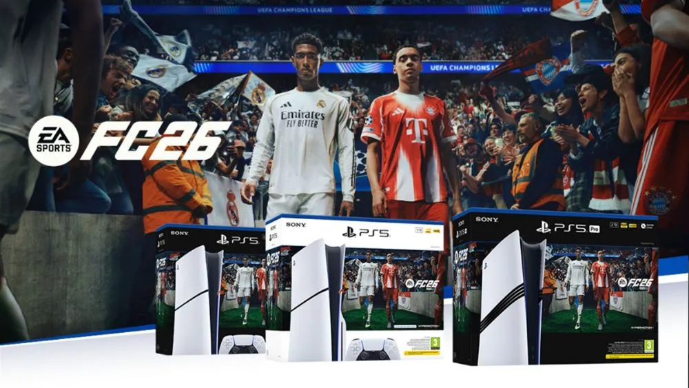 Ya disponibles los nuevos packs de consola PS5 con EA Sports FC 26 en ediciones Slim, Digital y Pro