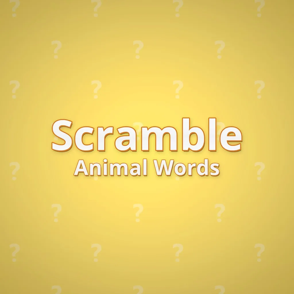 Scramble Animal Words