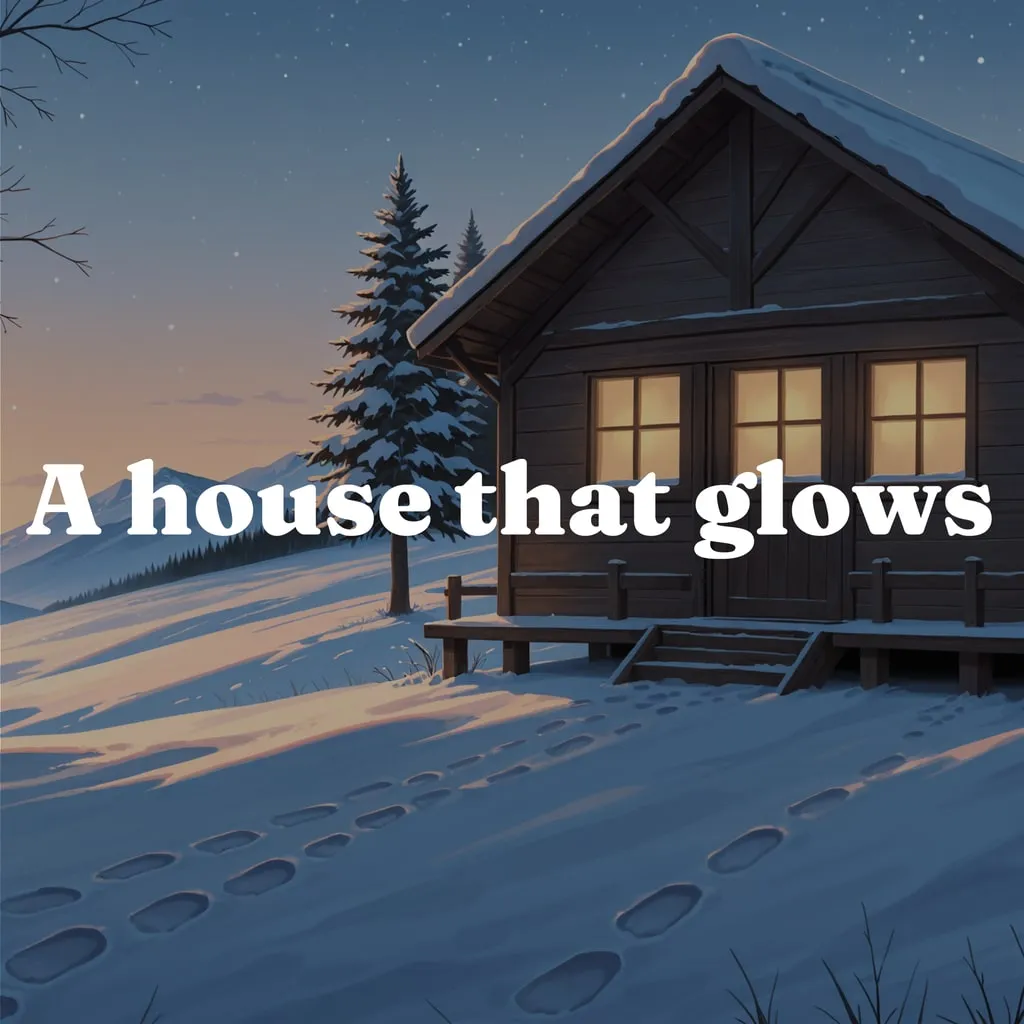 A house that glows