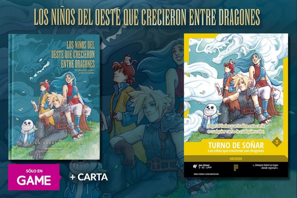 Reserva en GAME Los niños del oeste que crecieron entre dragones, conoce todo sobre los JRPG en el libro y consigue una carta de regalo