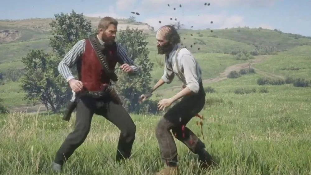 Red Dead Redemption 2 al más puro estilo Mortal Kombat: un mod añade fatalities, peleas contra forajidos y osos, y hasta técnicas especiales