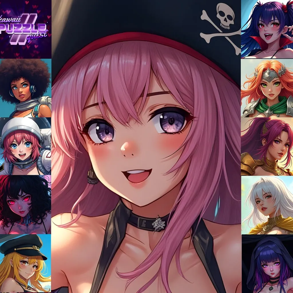 Kawaii Puzzle Quest 2 Avatar Bundle