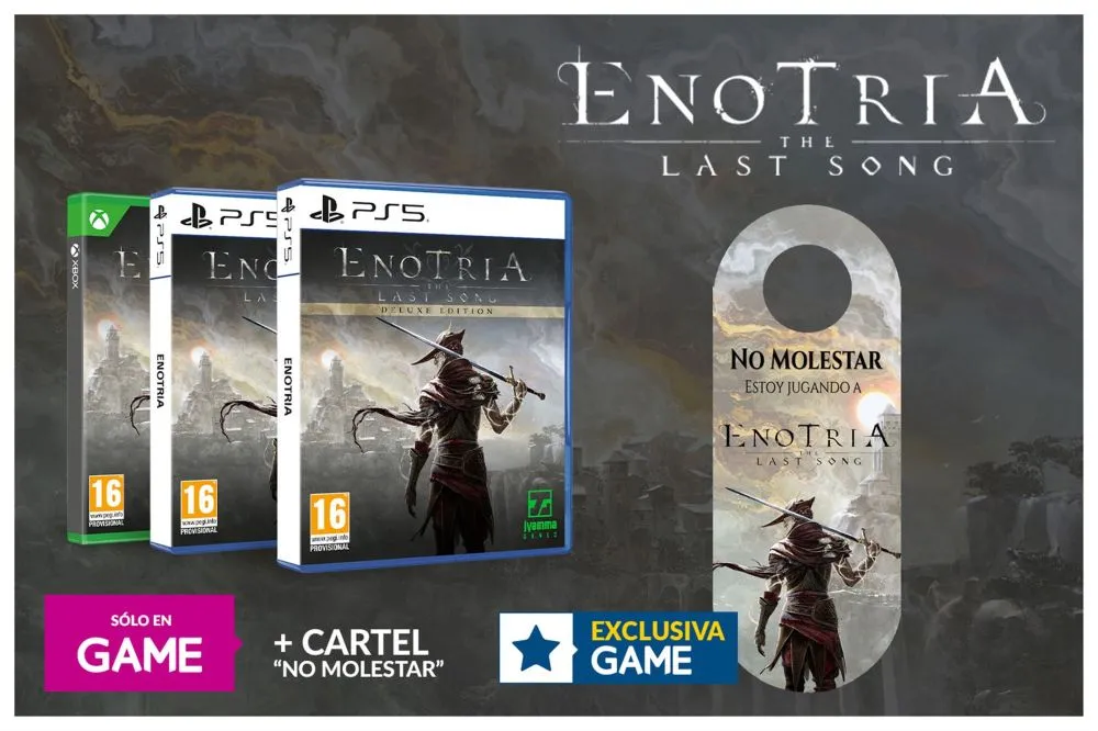 Reserva Enotria: The Last Song en GAME y consigue un cartel de "No Molestar" como regalo exclusivo
