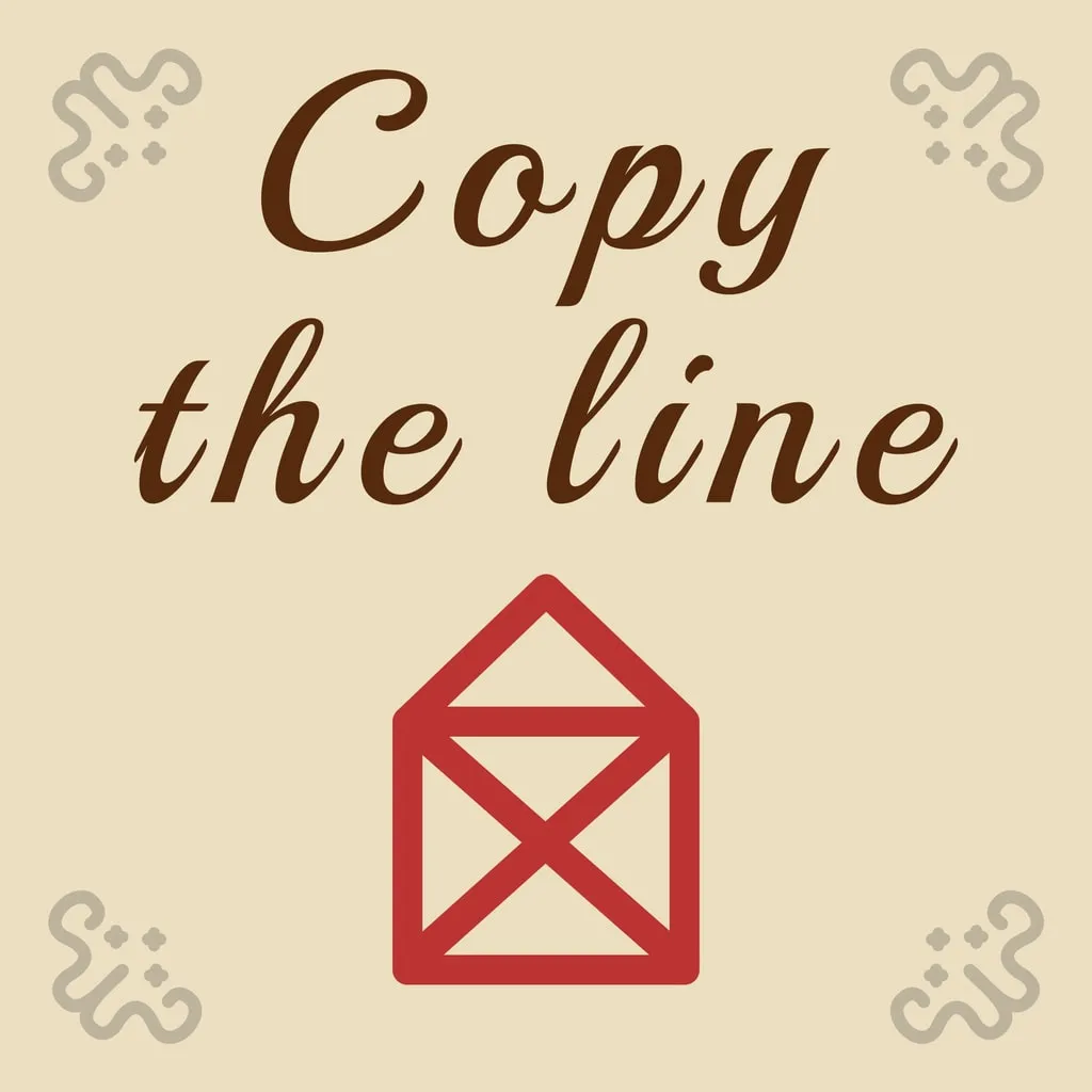Copy The Line