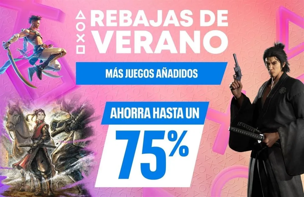 Las rebajas de verano en PS Store crecen con 3500 nuevas ofertas en PS4 y PS5: Like a Dragon Ishin por 11,99 euros, Octopath Traveler II con 60% de descuento