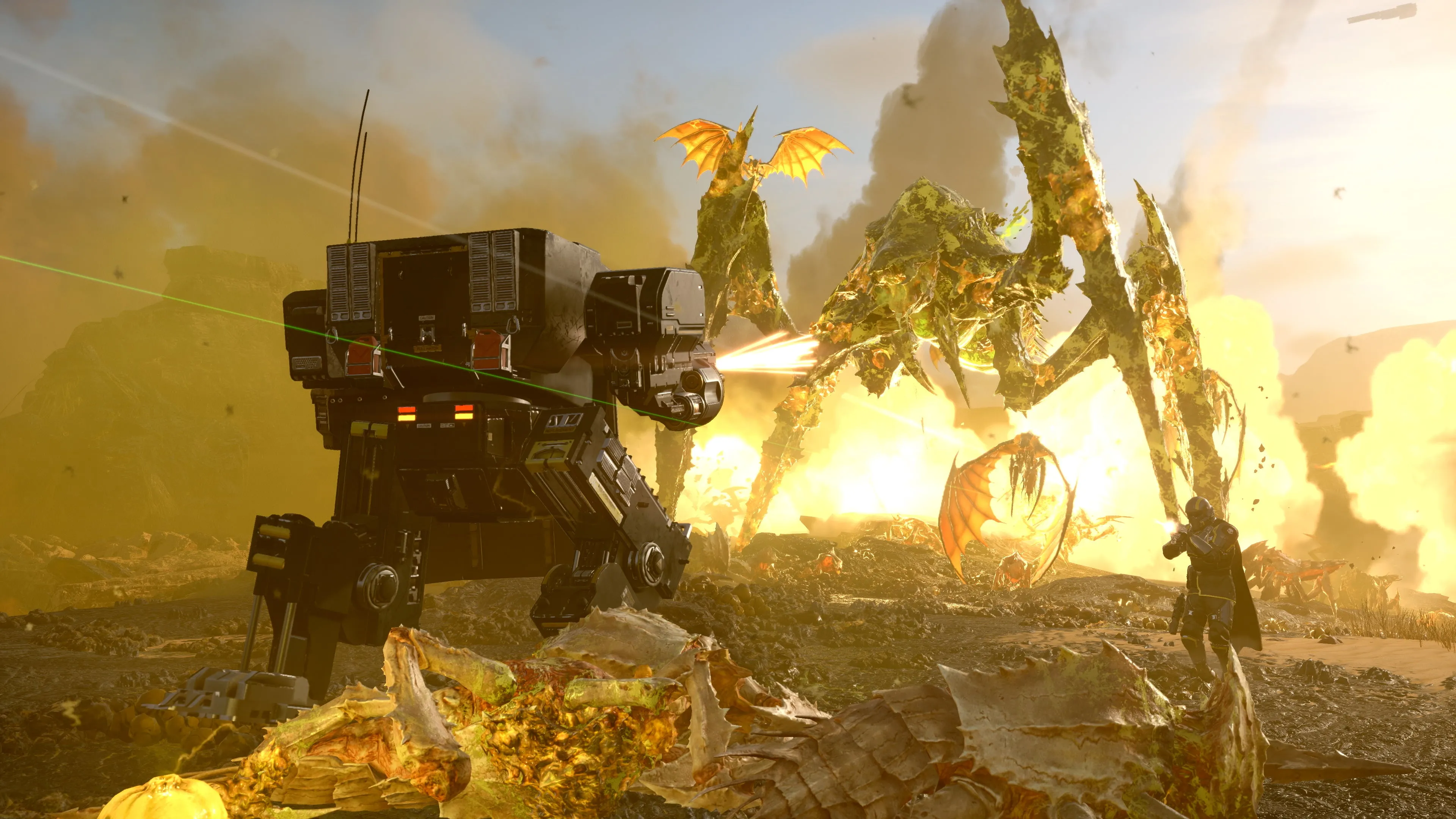 La actualización 6.2.2 de Helldivers 2 renueva el equilibrio y añade dos nuevos biomas