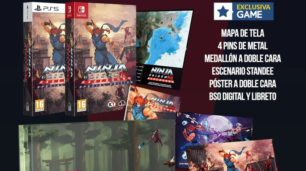 No es Rantaró, pero GAME abre reservas de Ninja Gaiden: Ragebound y su Special Edition de forma exclusiva