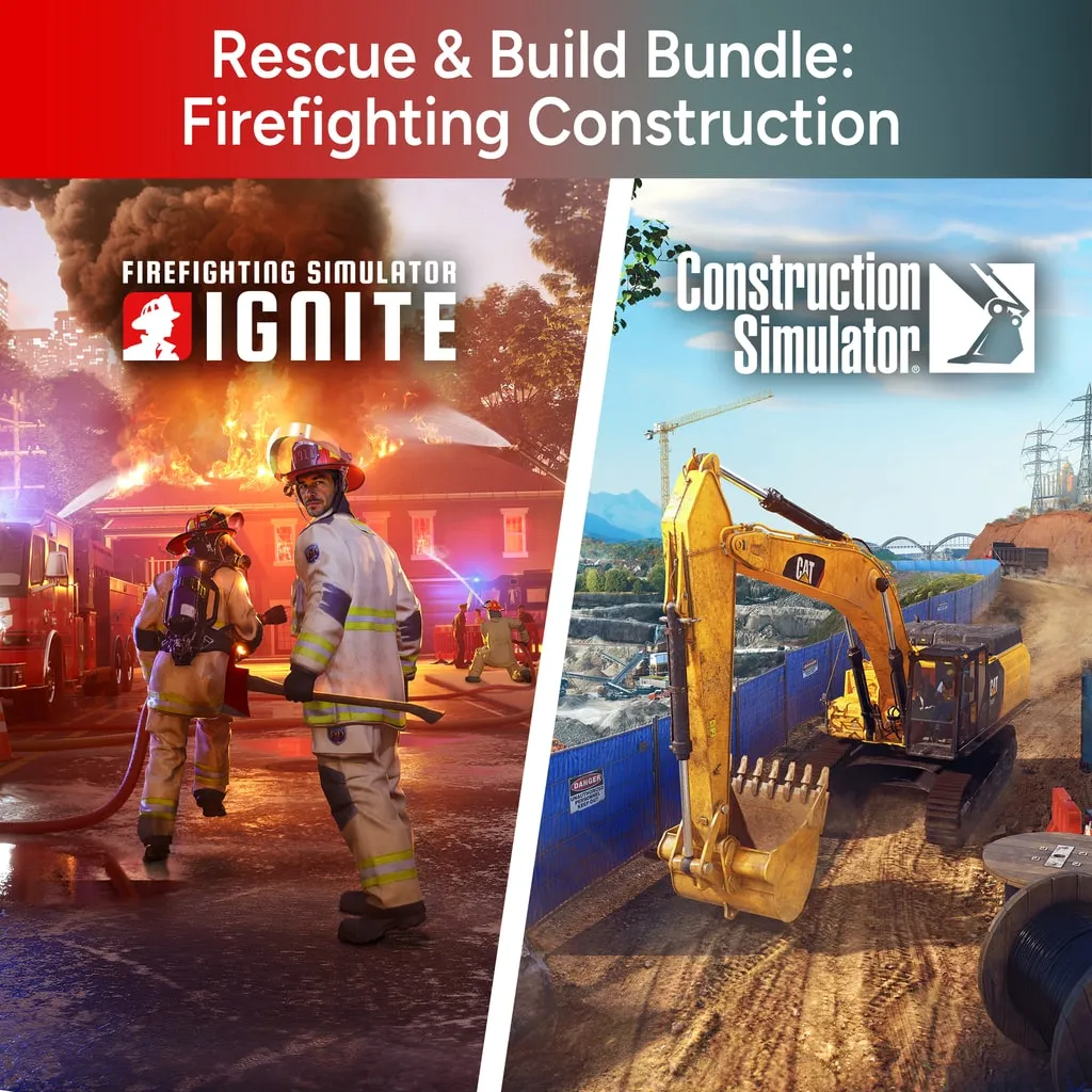 Rescue & Build Bundle: Firefighting Construction