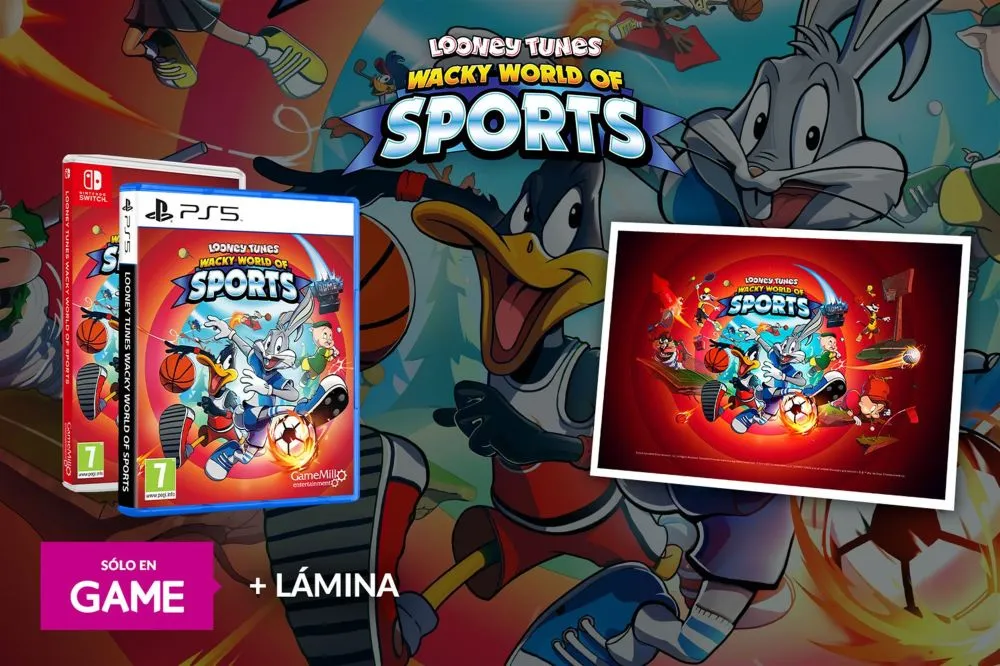 Reserva Looney Tunes: Wacky World of Sports en GAME para PS5 o Switch y consigue una litografía exclusiva de regalo