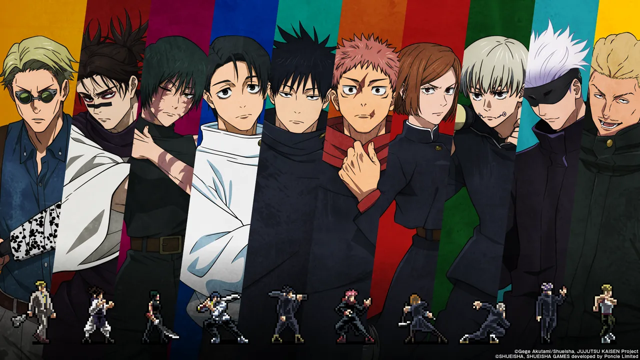 Jujutsu Kaisen Rumble: Survivaton anunciado como sorprendente crossover del estudio de Vampire Survivors