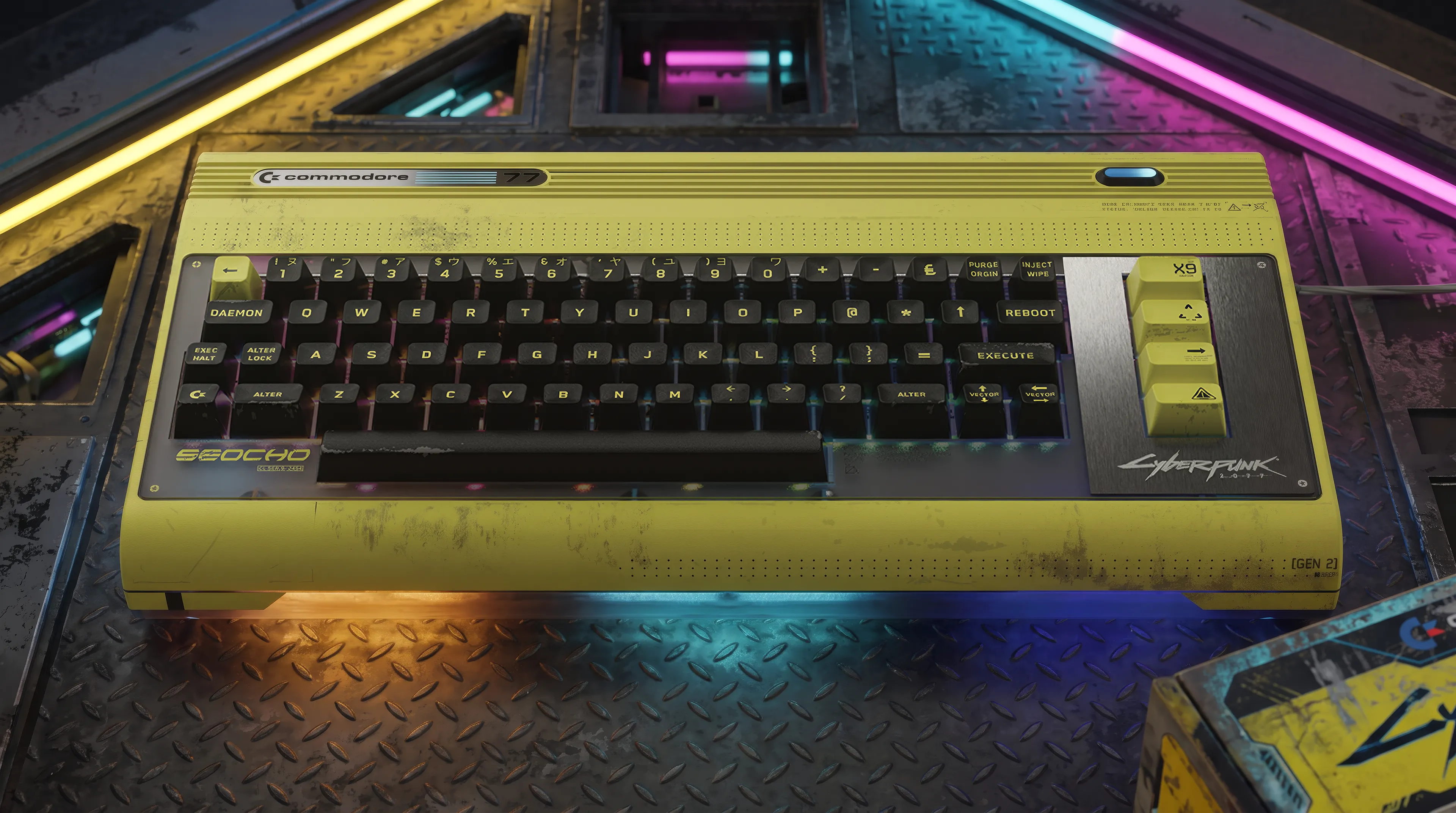 La Edición de Cyberpunk 2077 del Commodore 77 Debuta en la Gamescom, Ya Disponible para Reserva