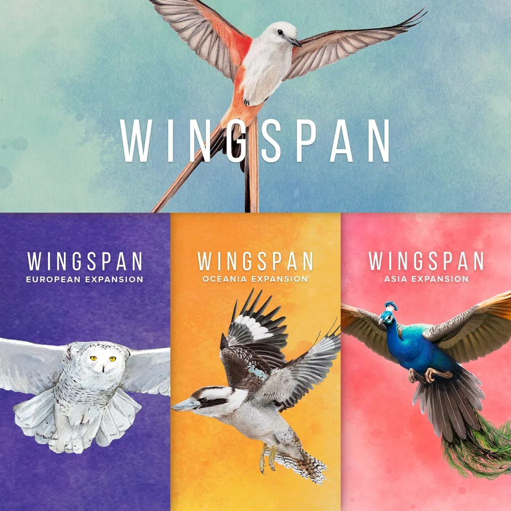 Wingspan + European + Oceania + Asia PS4 & PS5