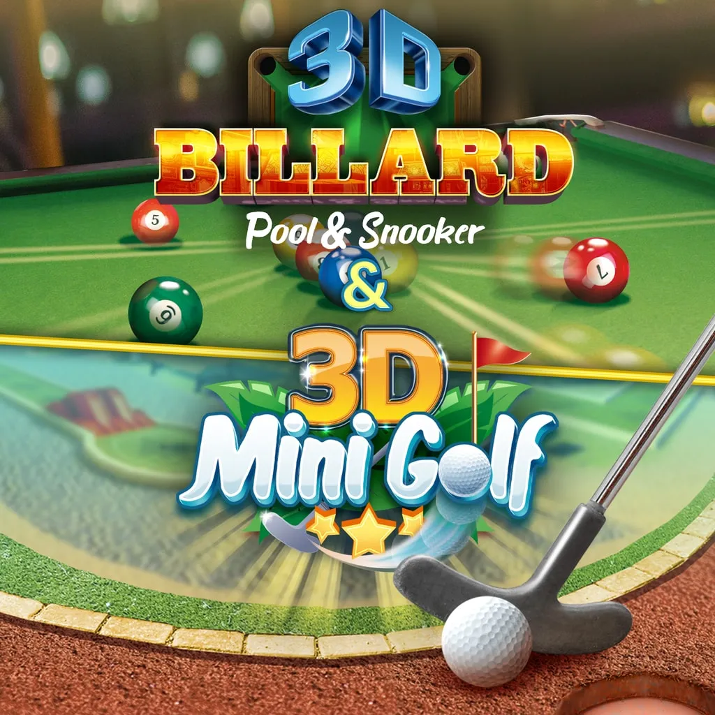 3D Billiards & 3D MiniGolf Bundle