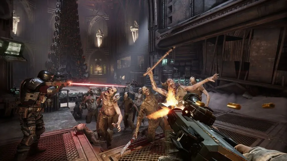 Warhammer 40.000 Darktide, uno de los shooters más frenéticos de la saga antes de Space Marine 2, confirma su llegada a PS5