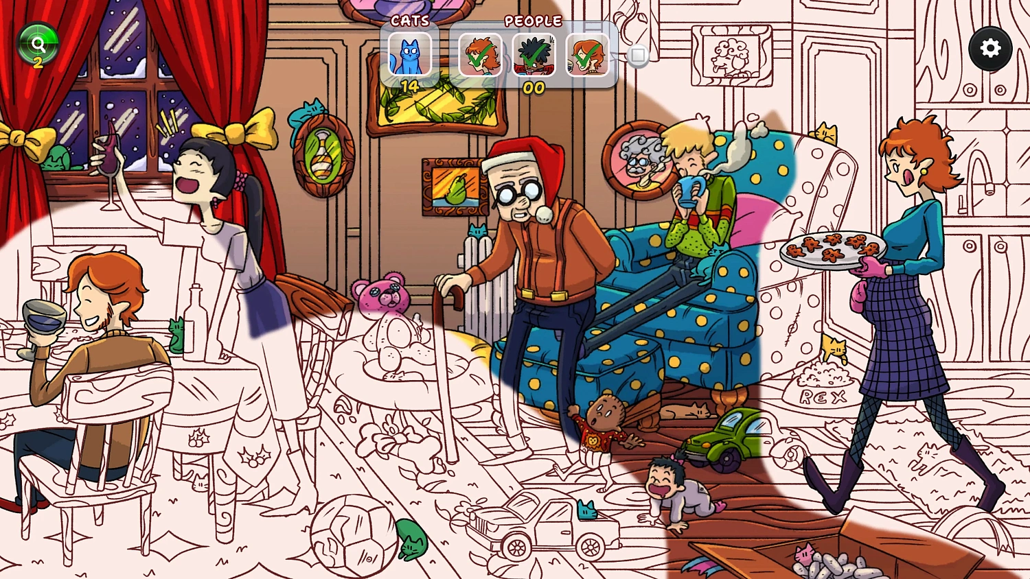 Hidden Cats in Christmas