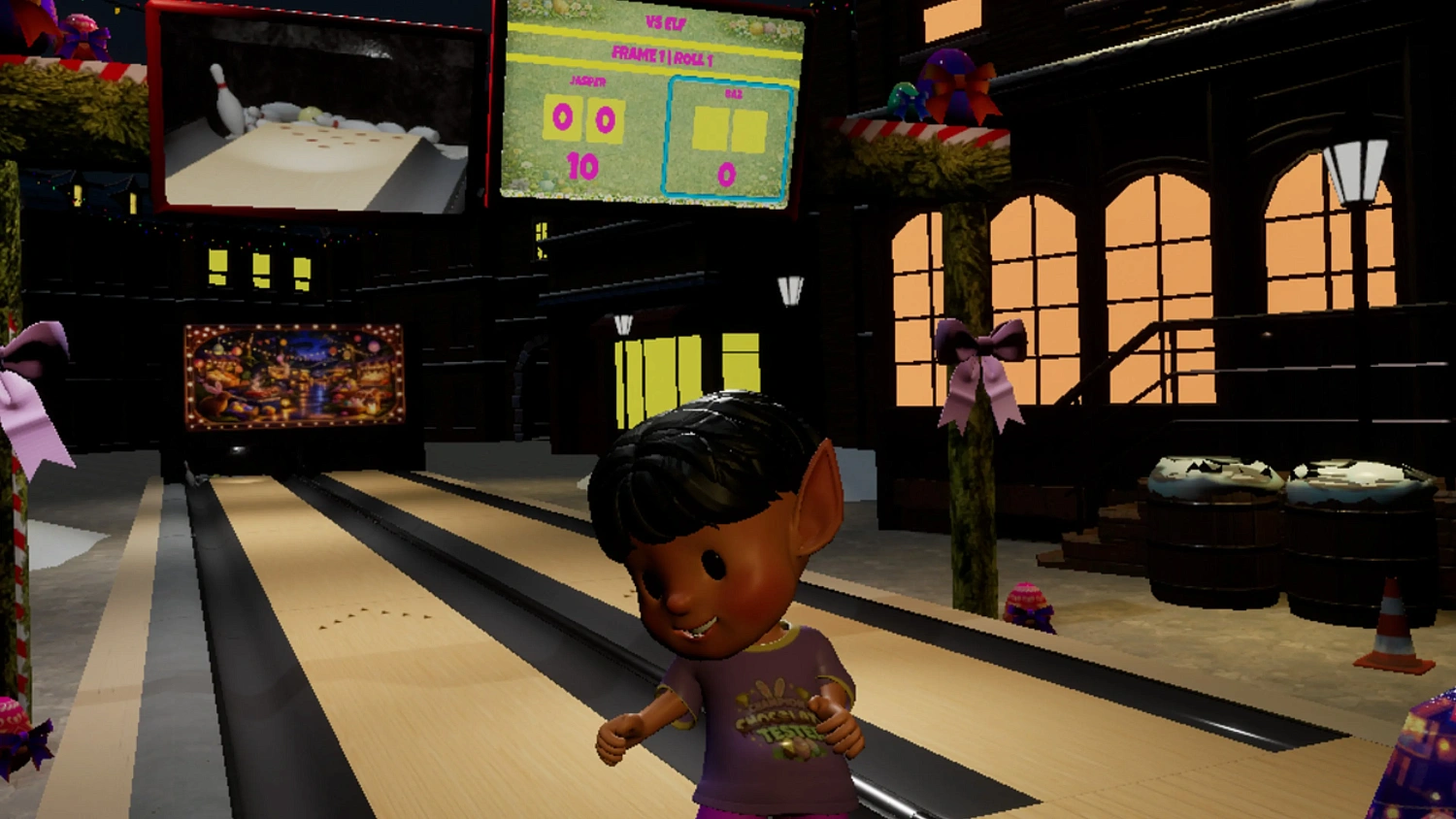 Jingle Strike VR Bowling