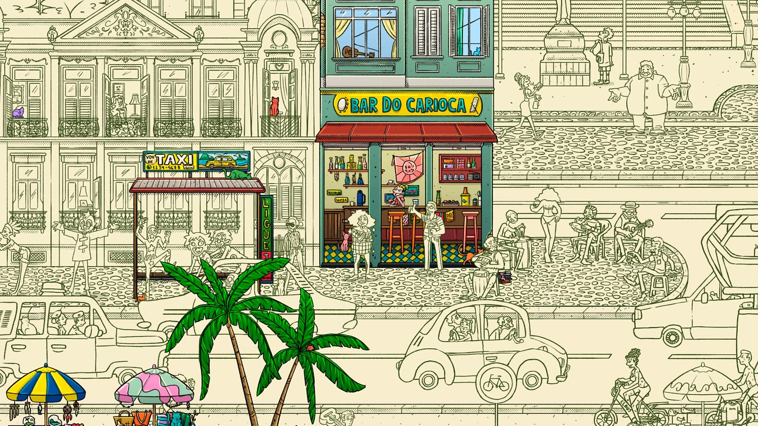 Hidden Cats in Rio de Janeiro