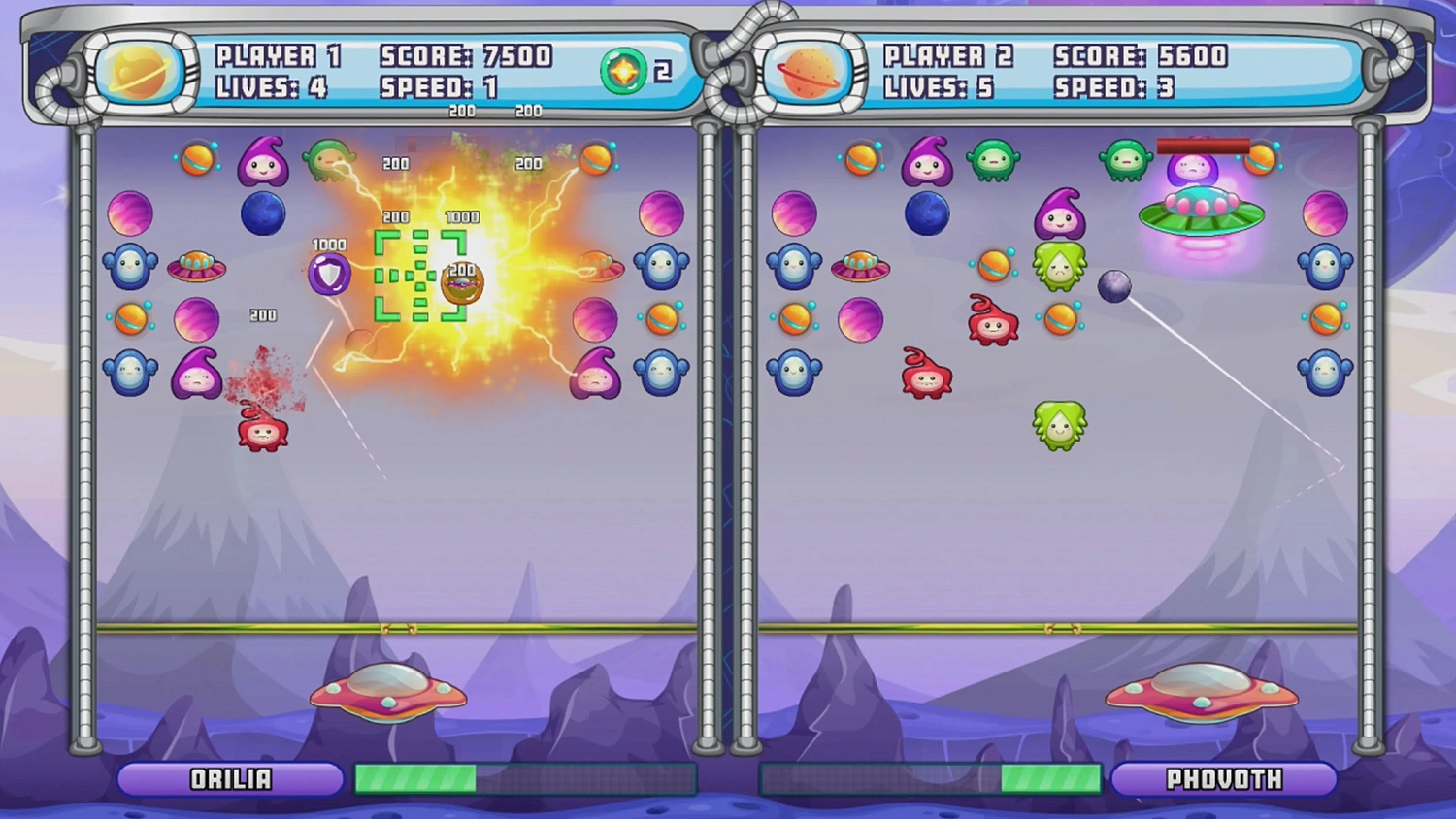 Space Break Head to Head