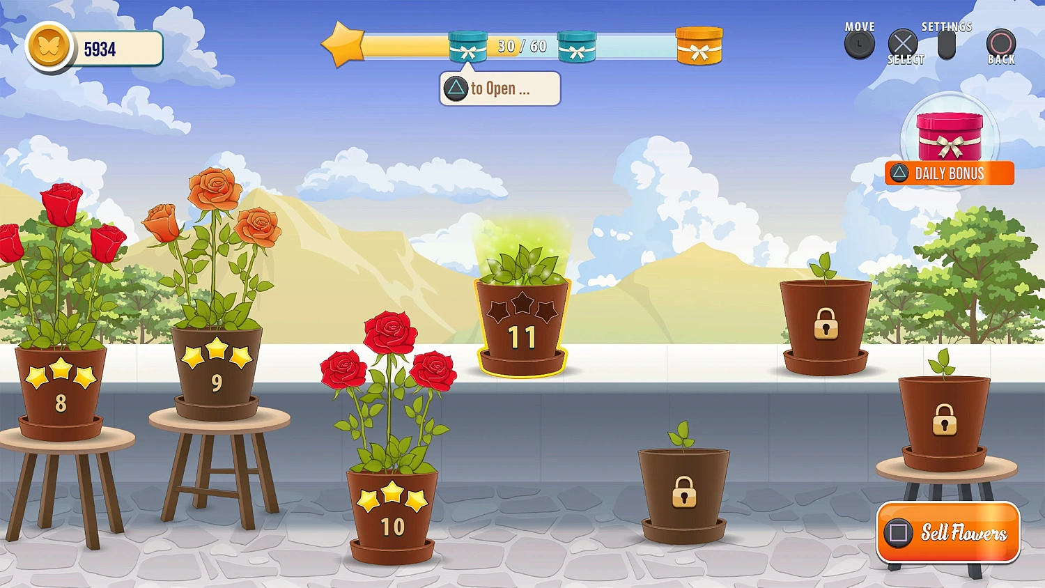 Solitaire Tripeaks Flowers