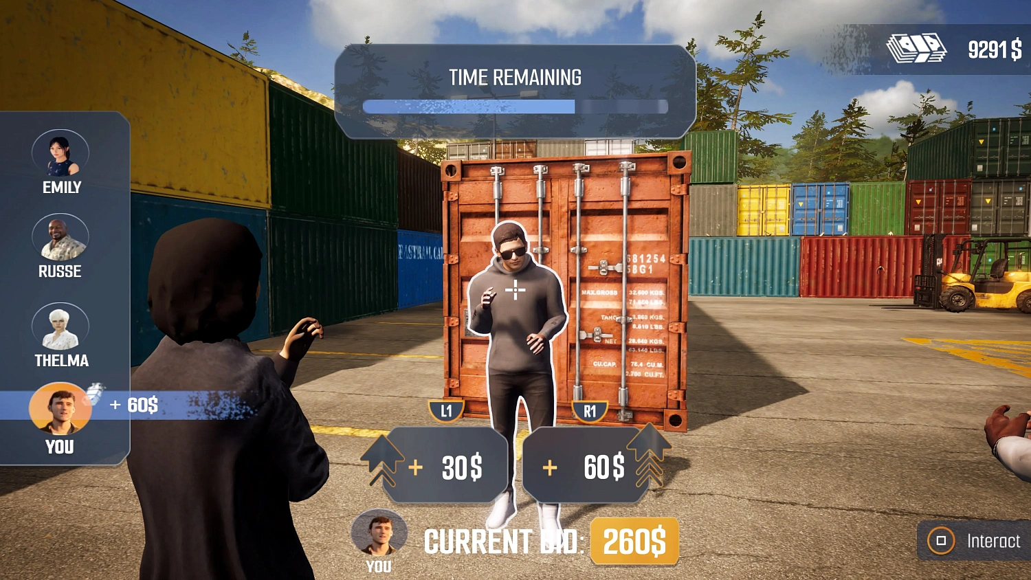 Storage Hunter Bid War Simulator