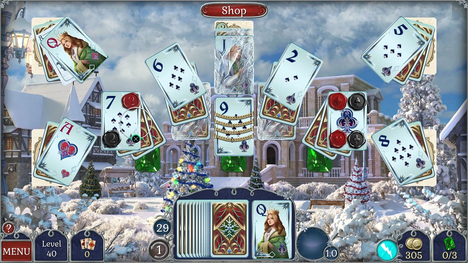 Jewel Match Solitaire: Winterscapes 2 Collector's Edition