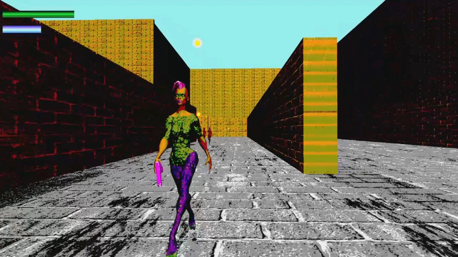 Lizard Lady vs the Cats