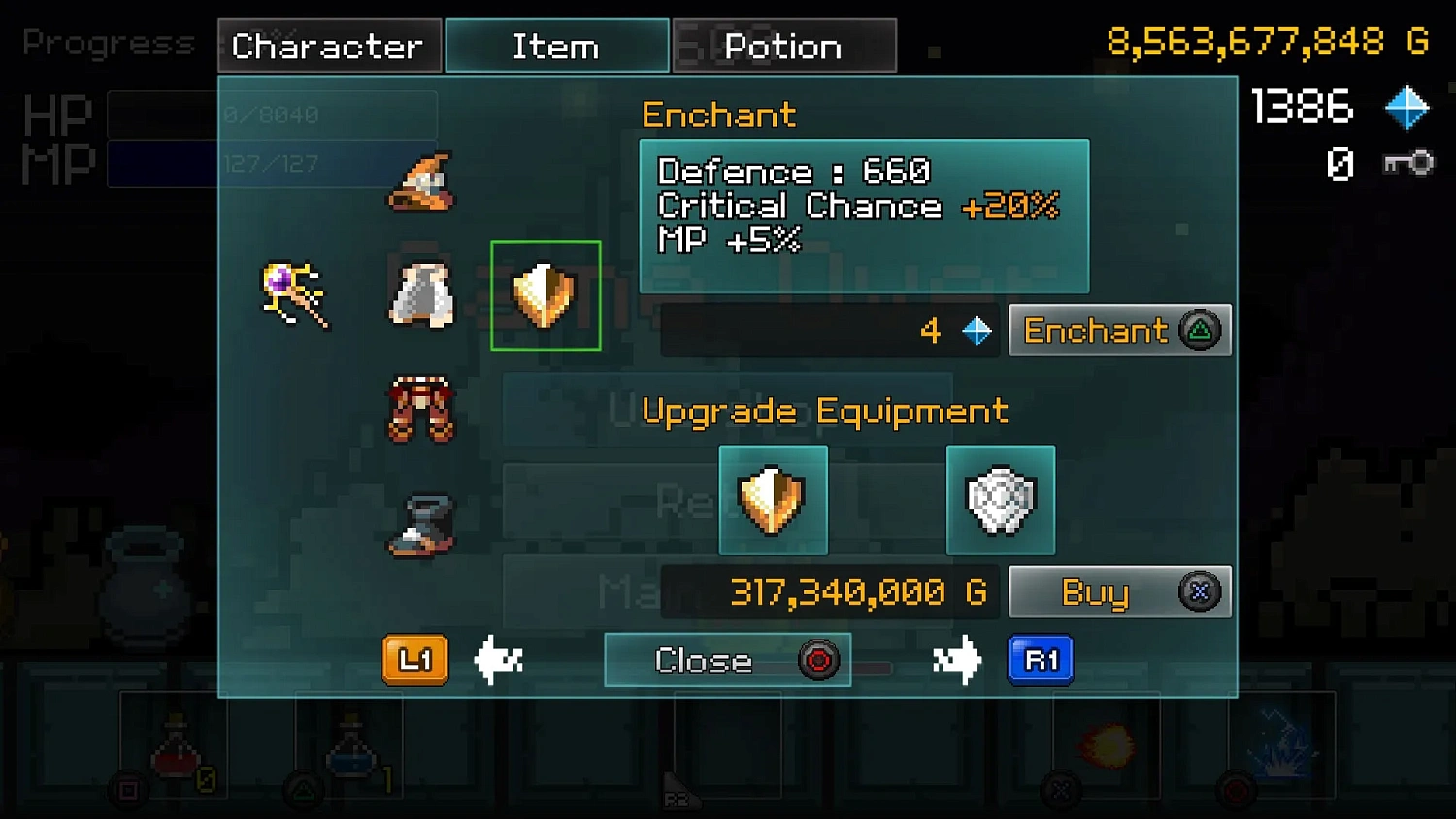 Buff Knight Advanced