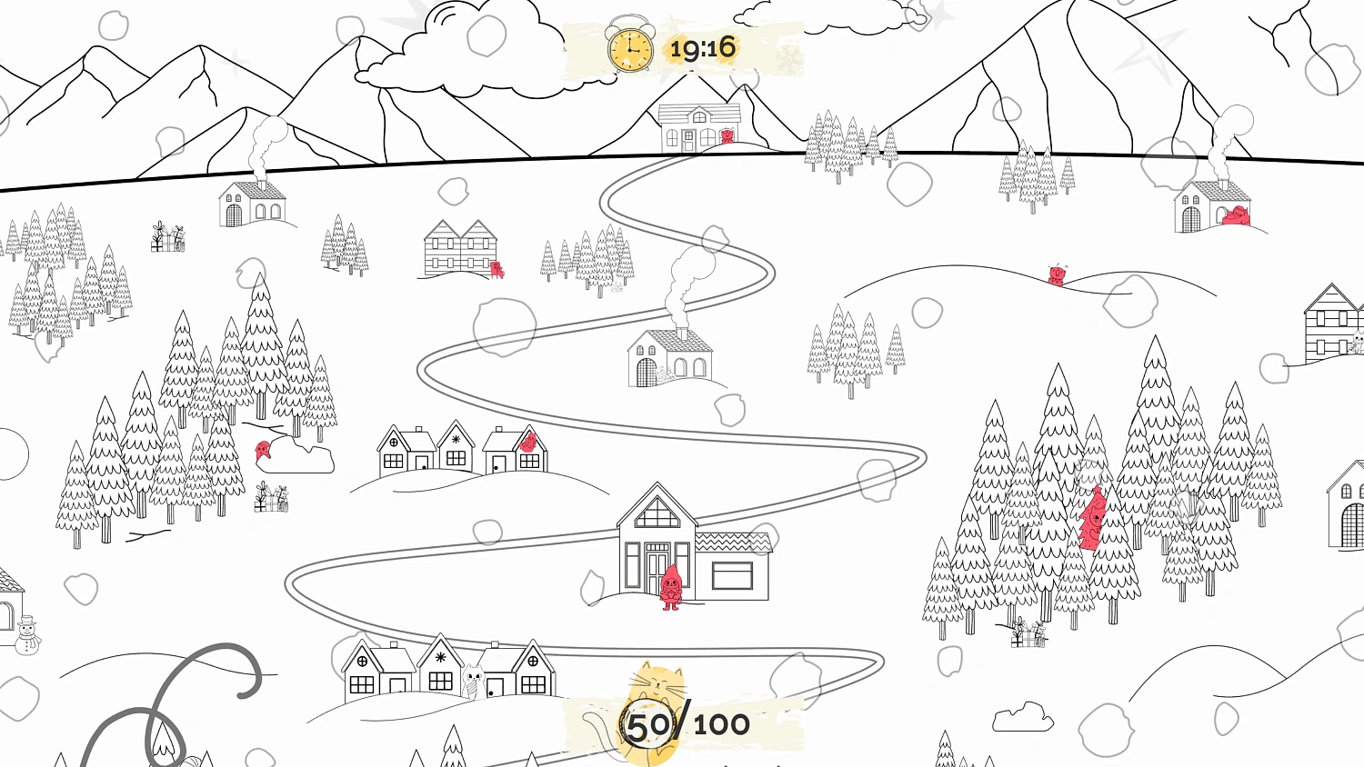 100 Christmas Hidden Cats