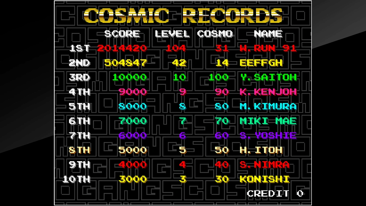 Arcade Archives COSMO GANG THE PUZZLE