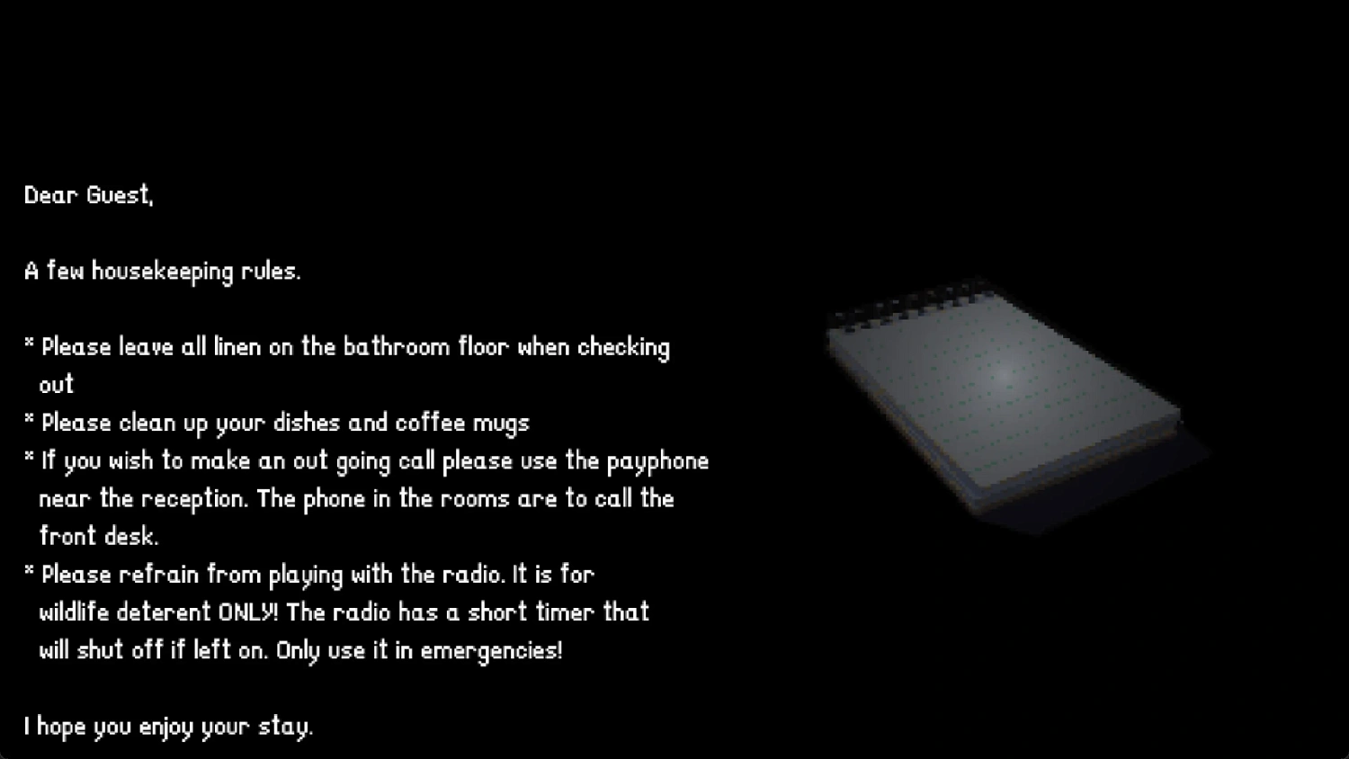 Ash Pines: The Motel