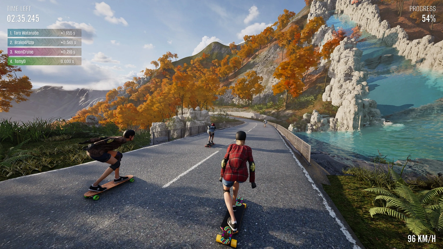 Longboard Skate Downhill Simulator
