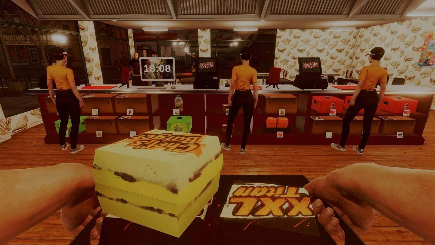 Corner Kitchen Fast Food Simulator