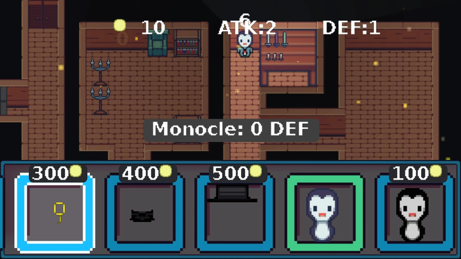 Strategy game but with a penguin who has a sword