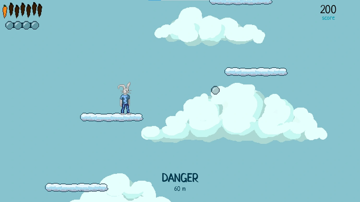 Rabbit in the clouds