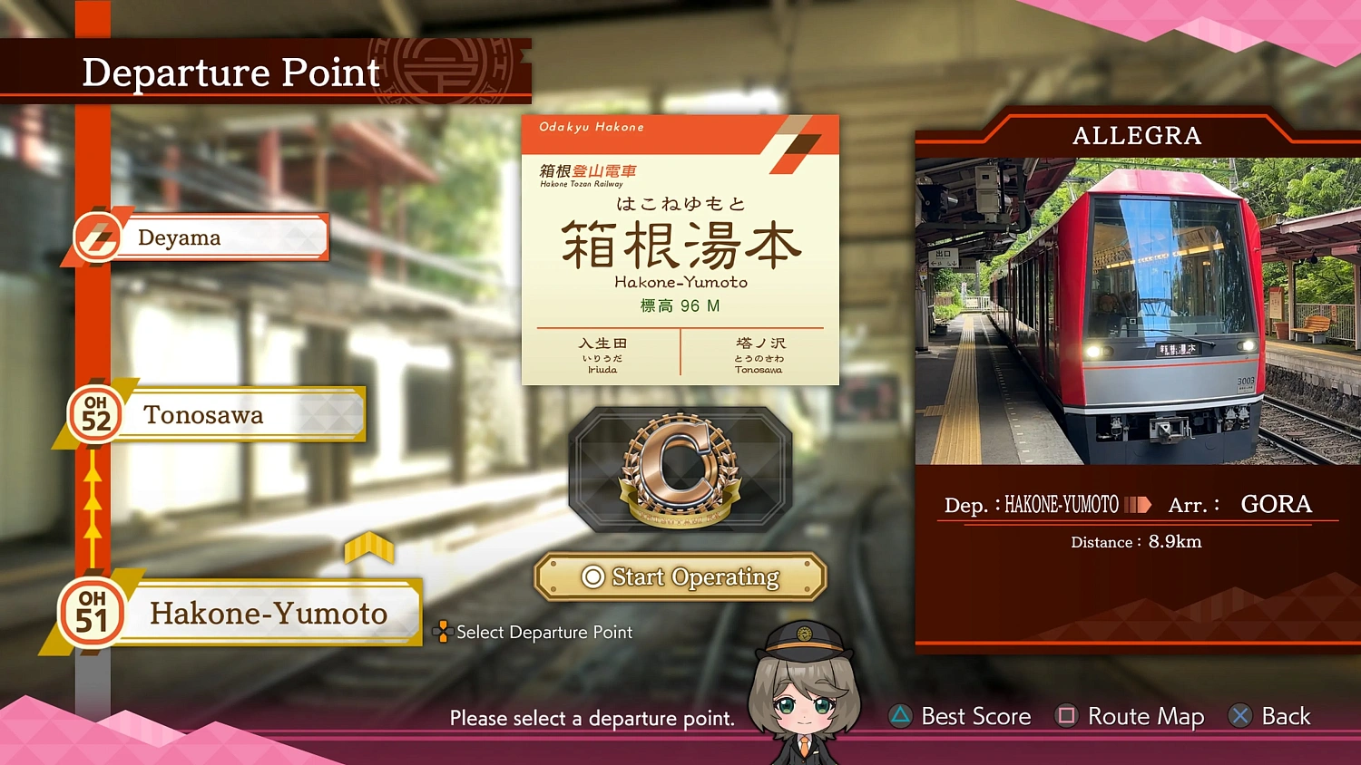 Japanese Rail Sim: Hakone Town of Natural Beauty and Hot Springs