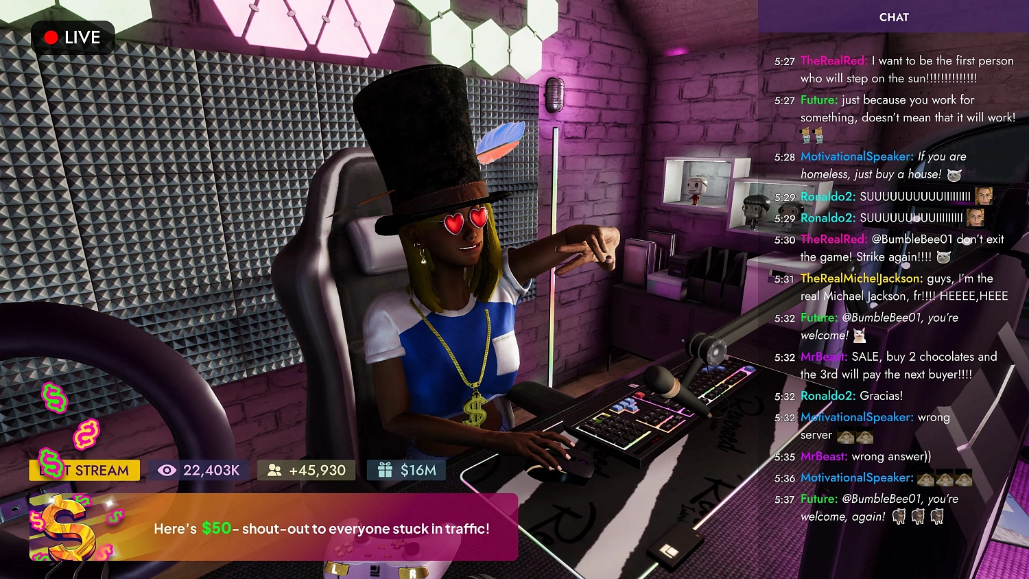 STREAMER SIMULATOR 2026