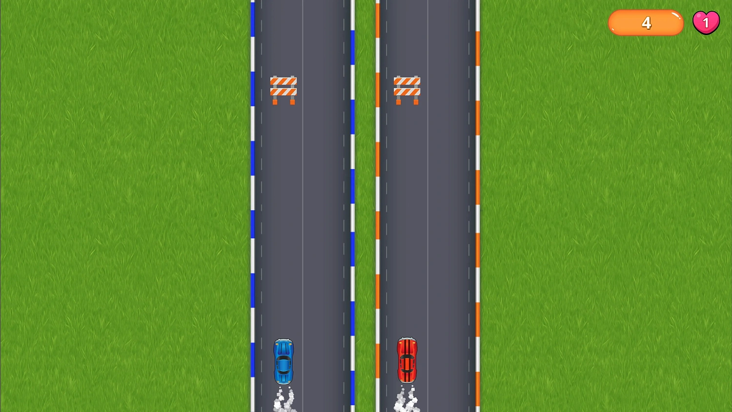 Left Right Dodge Race