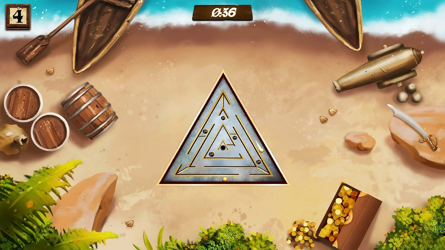 Pirate Treasure: Island of Mazes